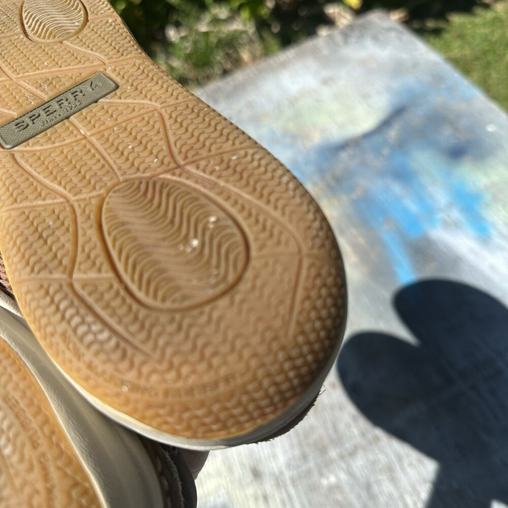 Sperry Top-Sider Men’s 9 Shoes Gamefish 3-Eye Brown Leather Son-R Boat - BP - Picture 8 of 13